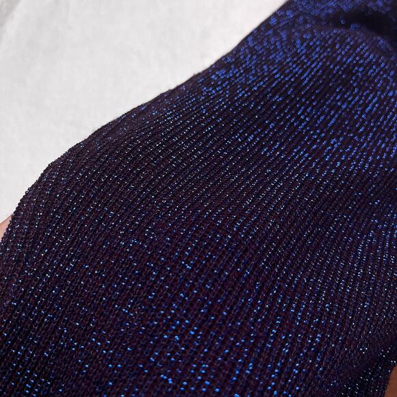Vintage 90s Lip Service Sparkly Blue Pants Small Womens Mall Goth Gothic Y2K - Picture 12 of 16